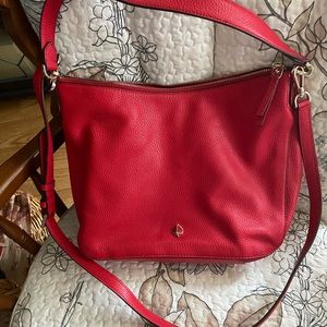 Kate Spade Polly shoulder bag in Berry Blitz